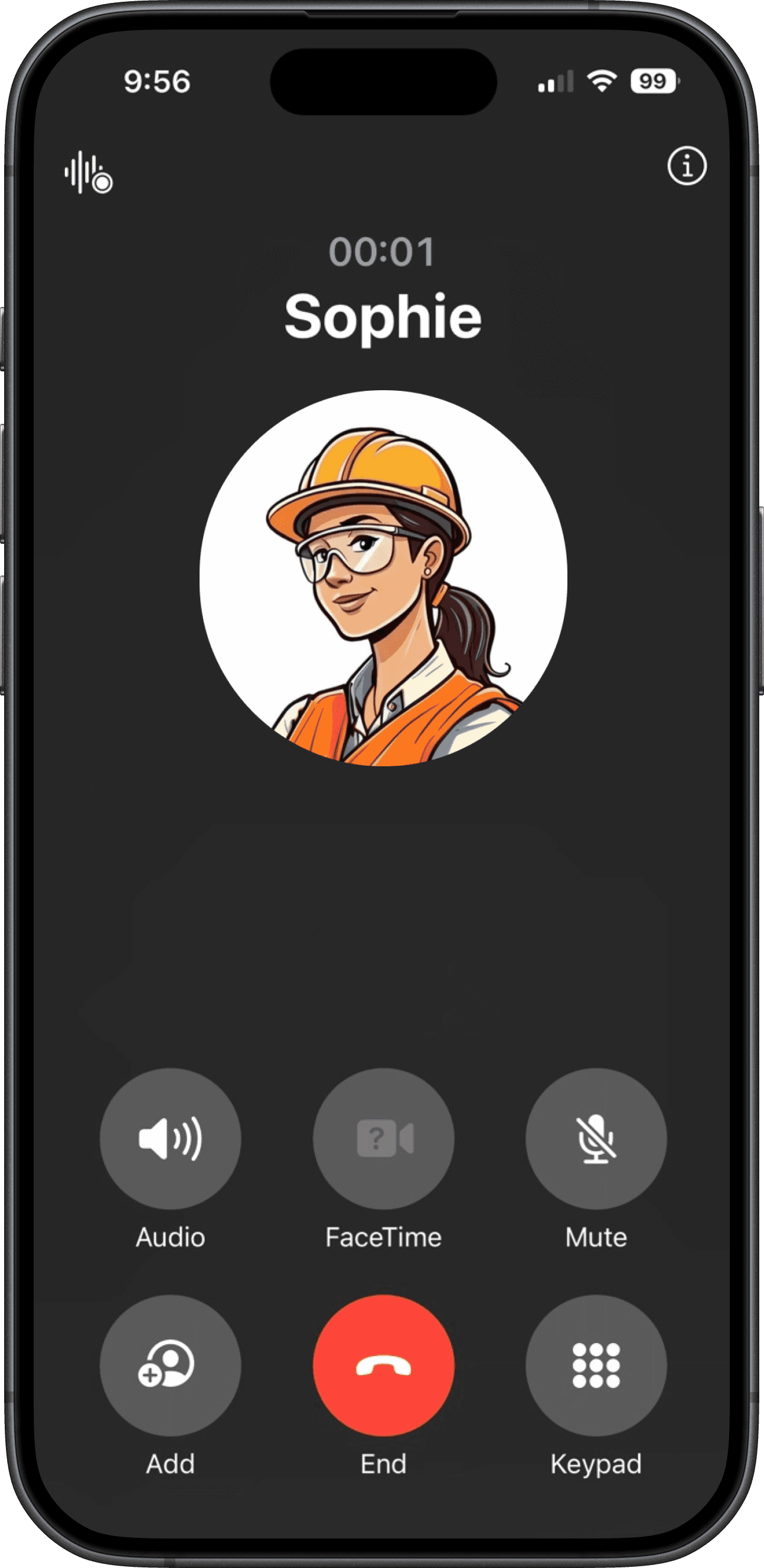 Sophie on iPhone